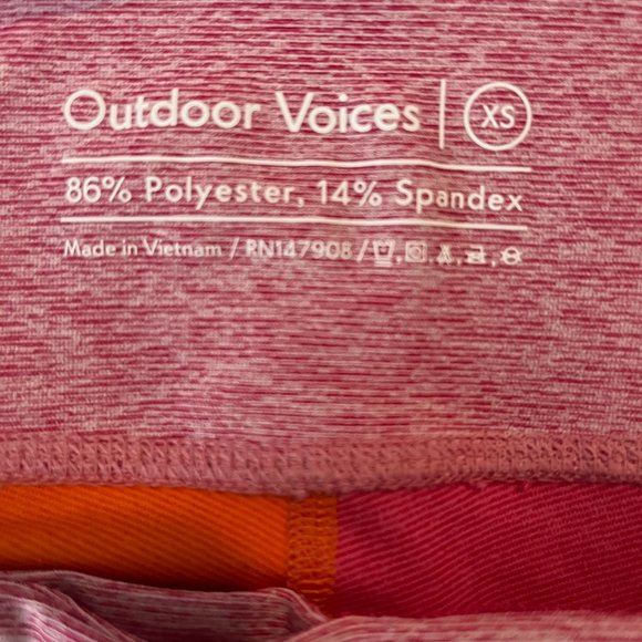 Outdoor Voices Pink and Orange Athletic Shorts - Picture 5 of 7